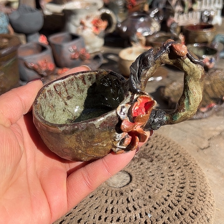 用***7 新年福利手工粗陶高温