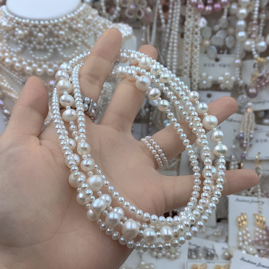 东***工银S925镶嵌淡水珍珠耳饰