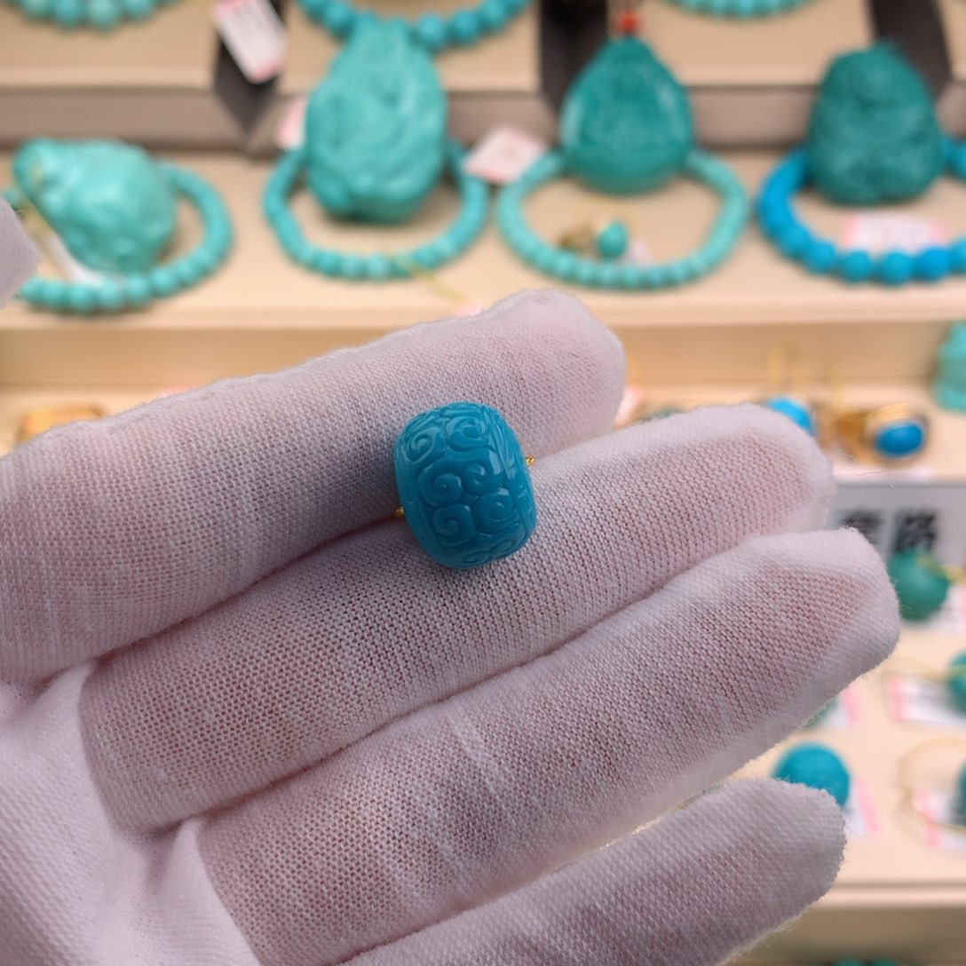 绿松石珠宝奇石未镶嵌河****司