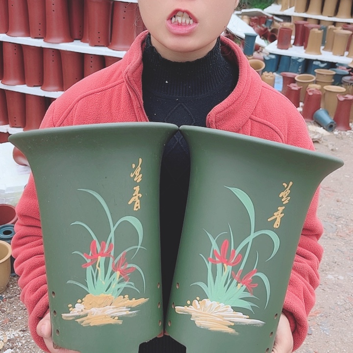 紫砂花盆宜兴紫砂精品花盆 