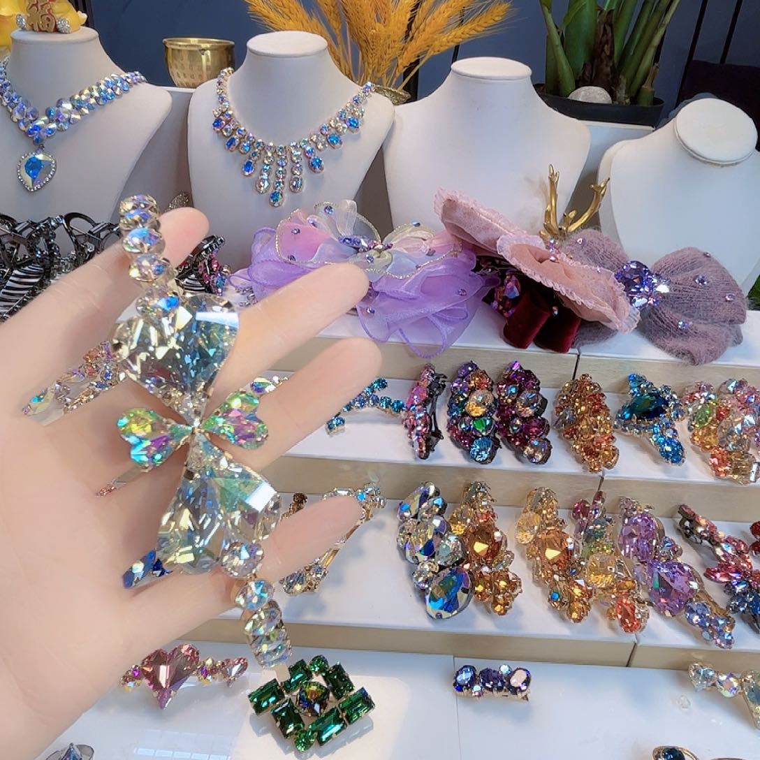 用***1布艺合金施华发箍