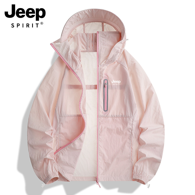 JEEP防晒衣男女2026夏季户外防紫外线皮肤衣凉感透气速干防晒服男
