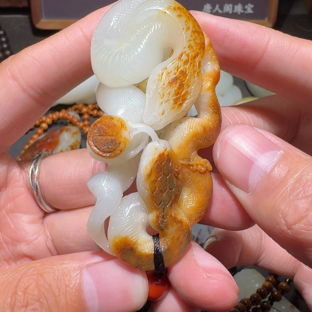 和田玉腰缠万贯未镶嵌