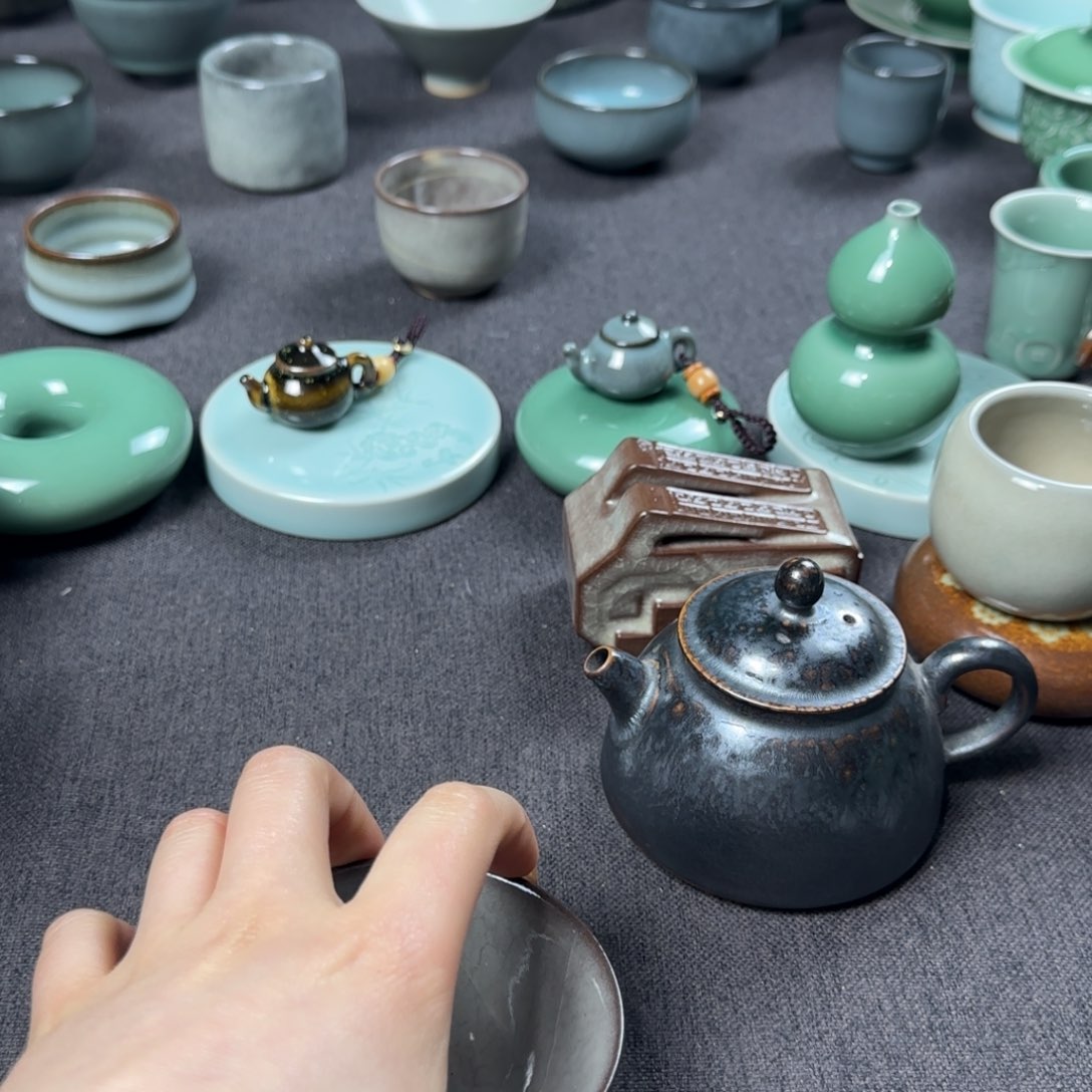 脚****品小叶玩泥巴手工茶器