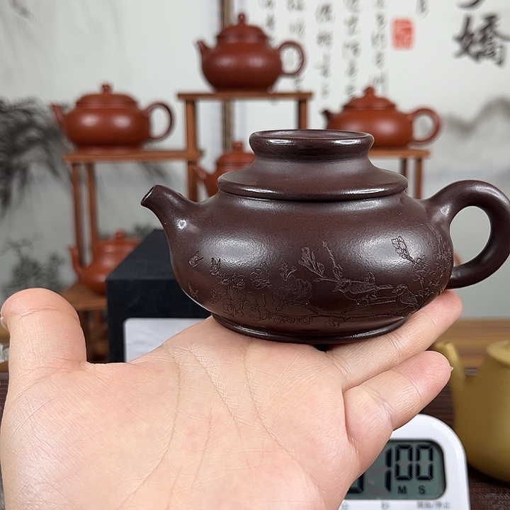 壶***堂茶壶紫砂微瑕处理