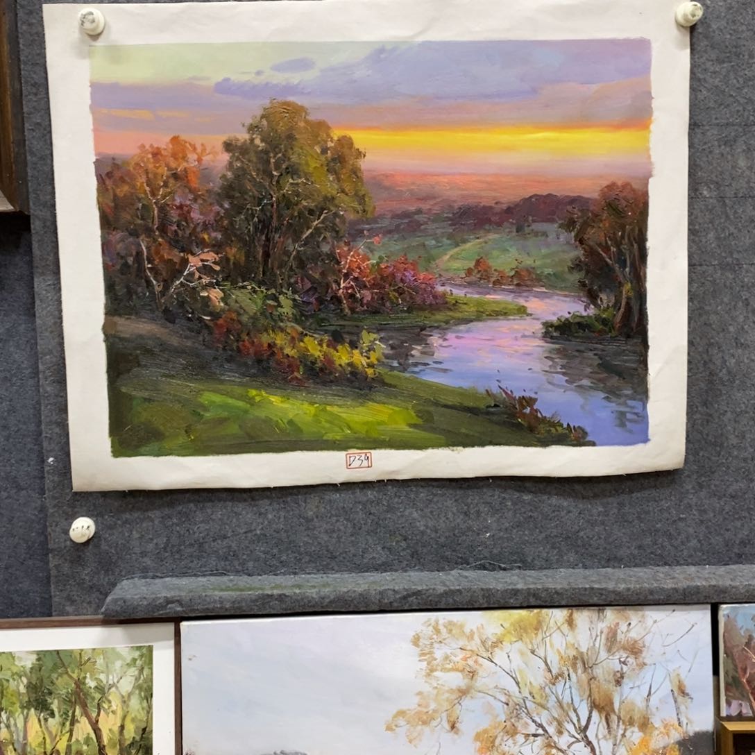 油画风景油画作品