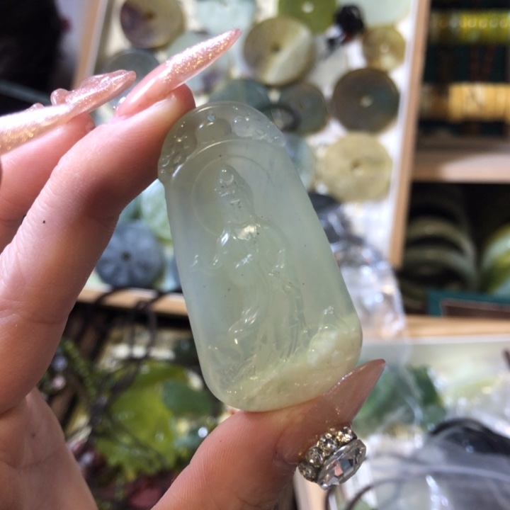 岫玉岫玉挂件未镶嵌