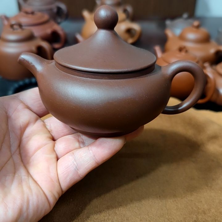 紫砂茶壶宜兴紫砂壶手工拍打精工