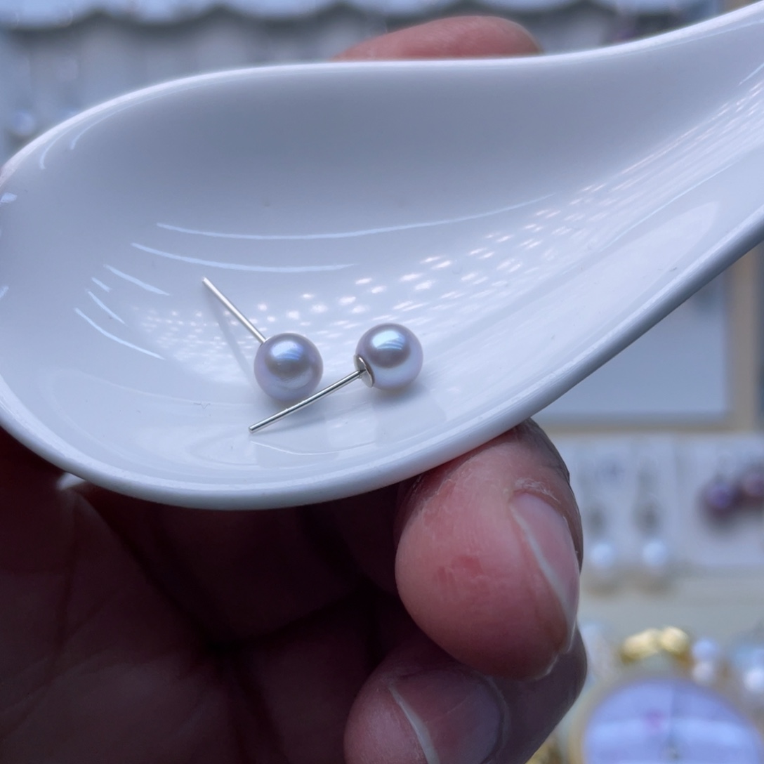 未镶嵌耳饰淡水珍珠
