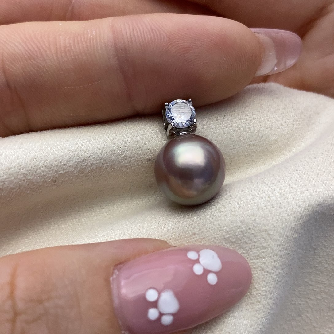 【闪购商品】淡水珍珠颈饰银S925镶嵌