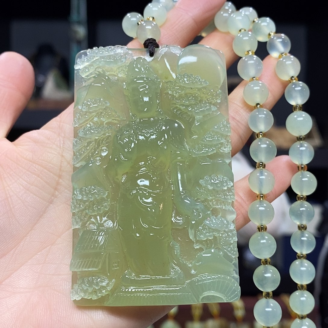 岫玉挂件吊坠未镶嵌