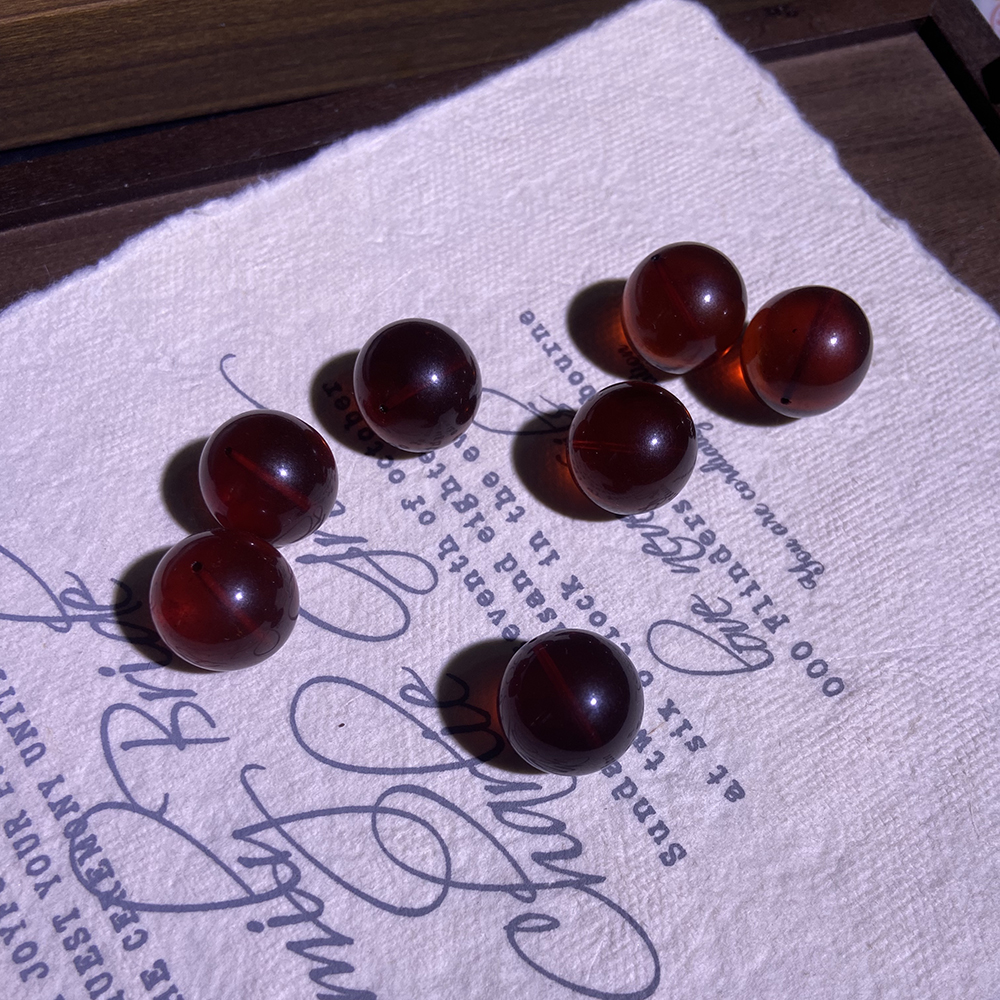 血珀diy串珠手工串珠百搭手串隔珠配件