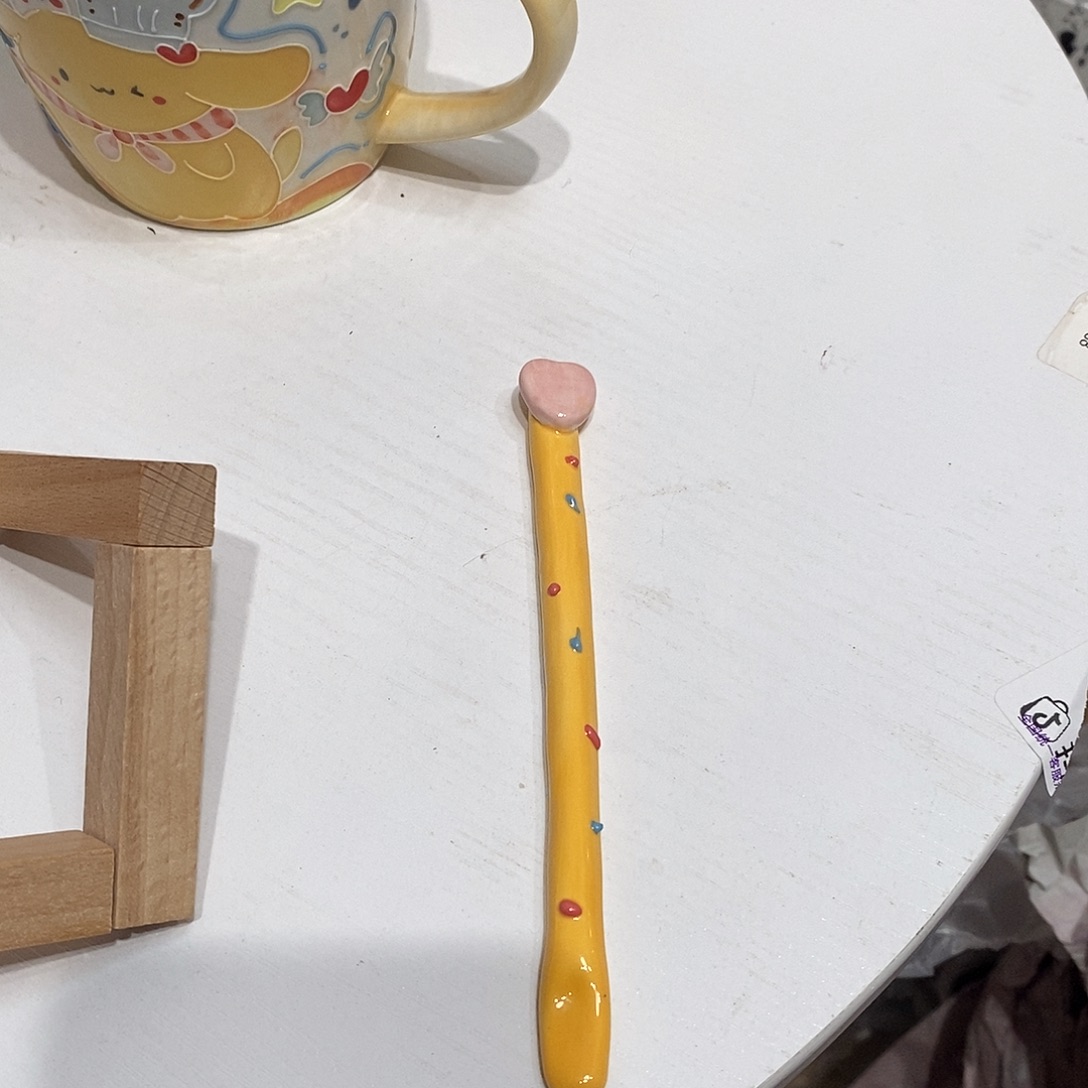陶瓷景德镇手作搅拌勺