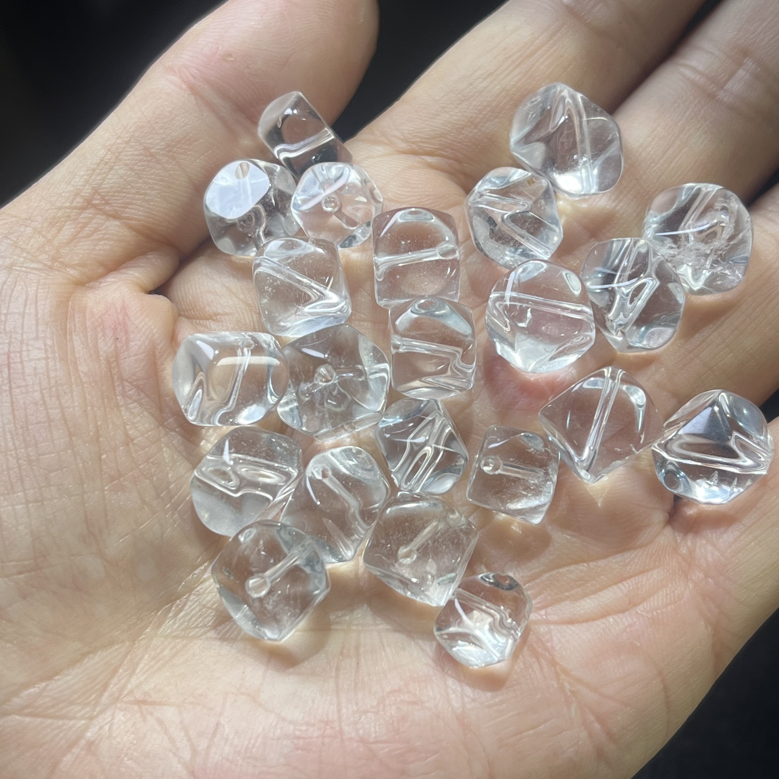 【梵东甄选】A126-天然白水晶八角单株DIY-多样性发其一