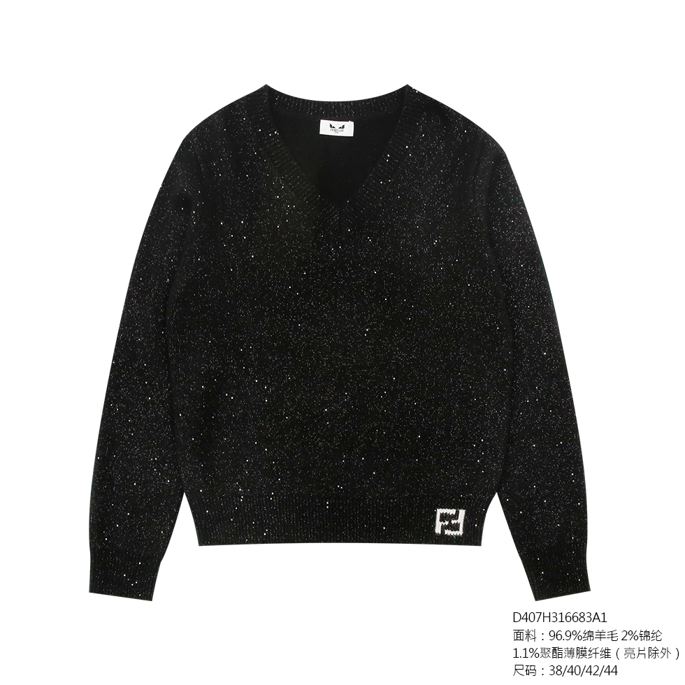 FENDILOR小怪兽25年春秋款女士毛衣 D407H316683A
