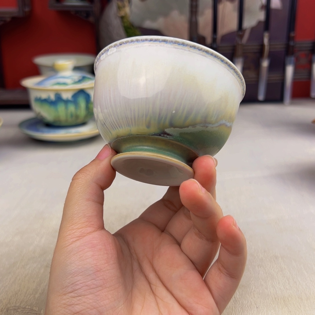 杯纯手工柴烧主人杯