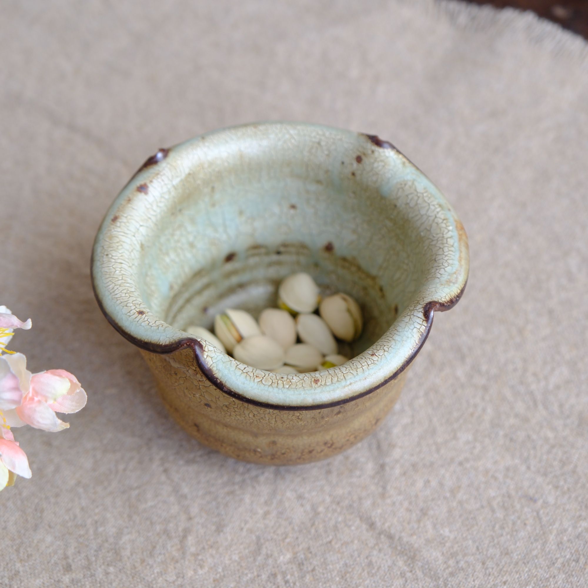 小喜宅 落苏月瓣小碗