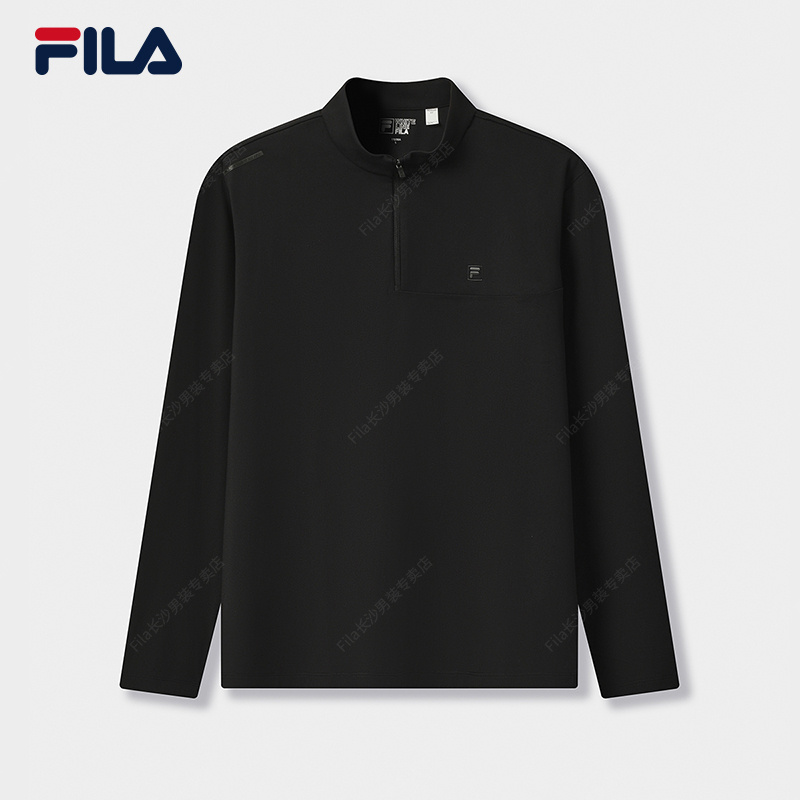 Fila/斐乐男款【立领透气防晒】运动长袖秋冬款长袖F11M543208F