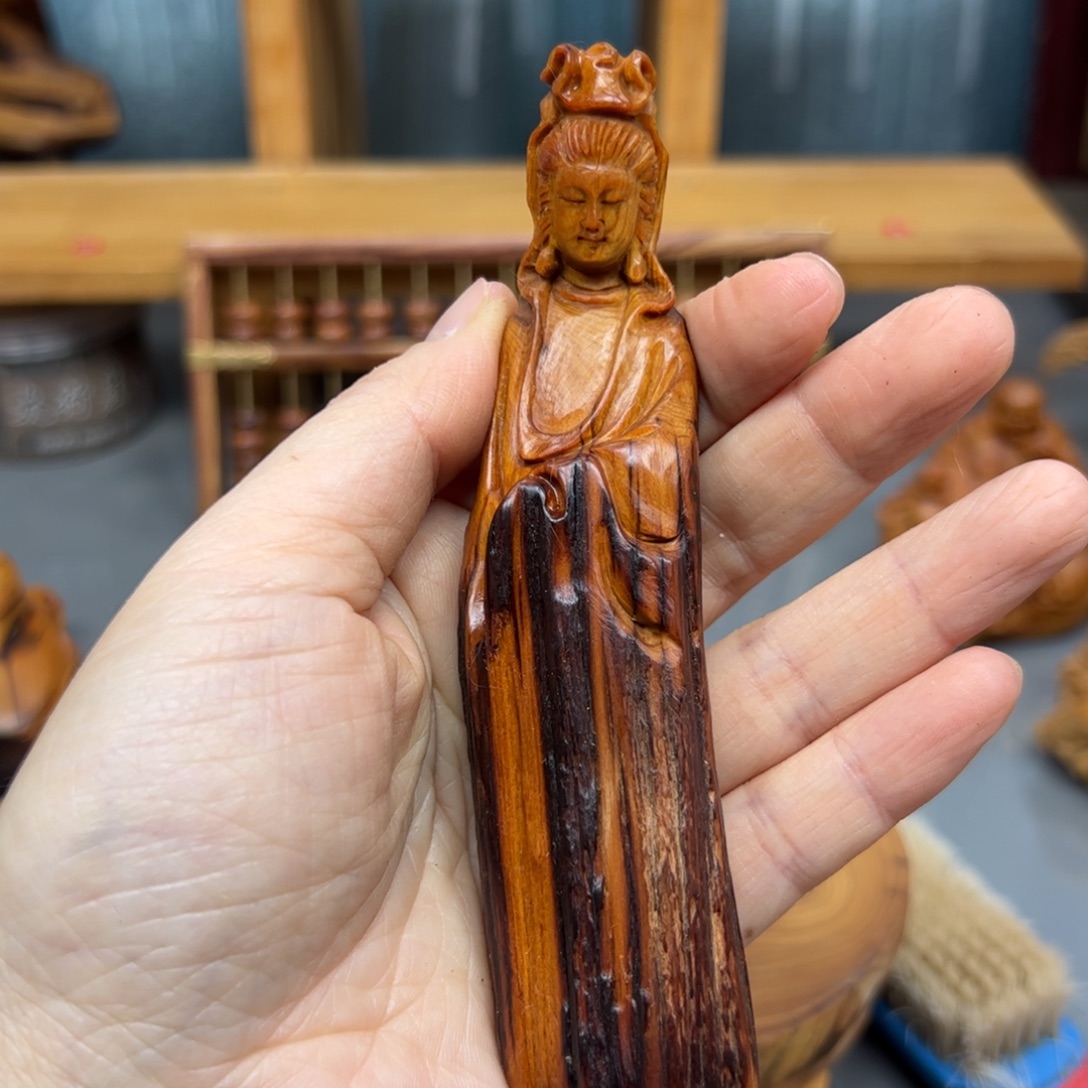 柏木崖柏木摆件手把件34