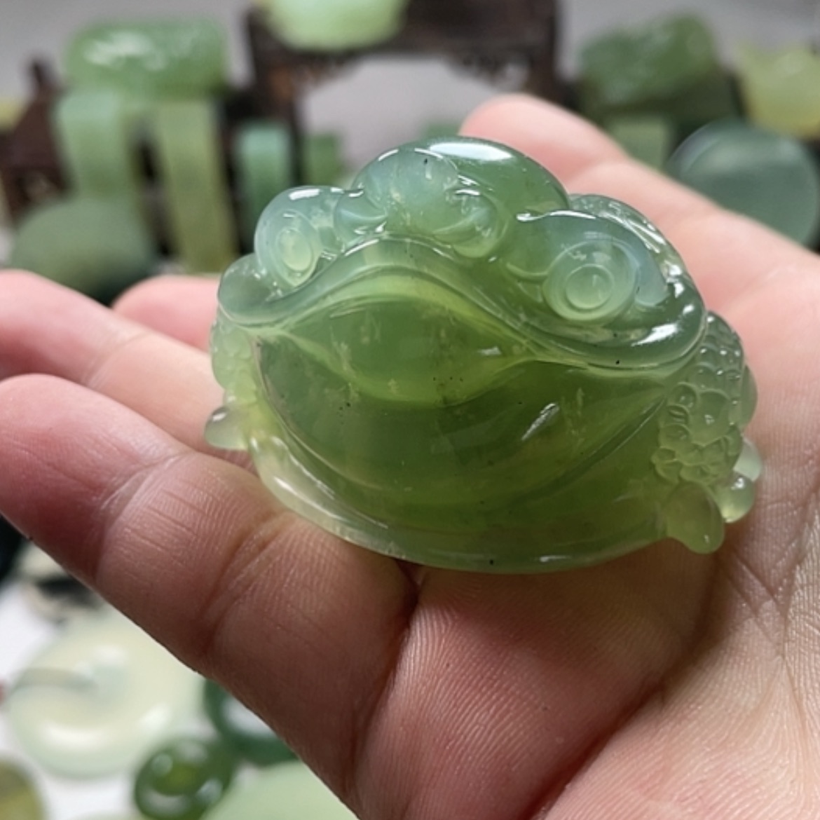 【闪购商品】未镶嵌岫玉手把件