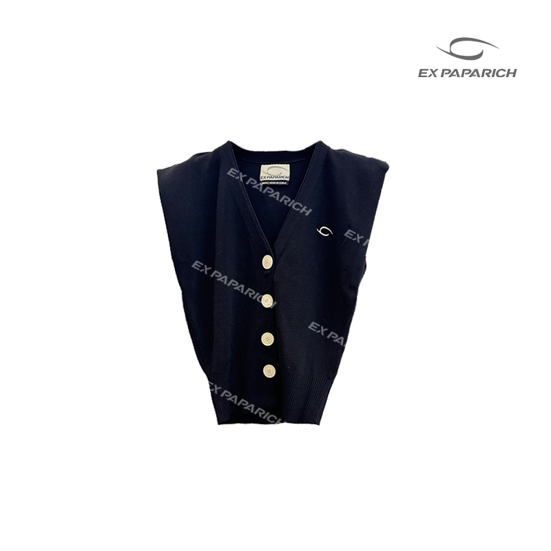 EXPAPARICH 法式高级感针织马甲