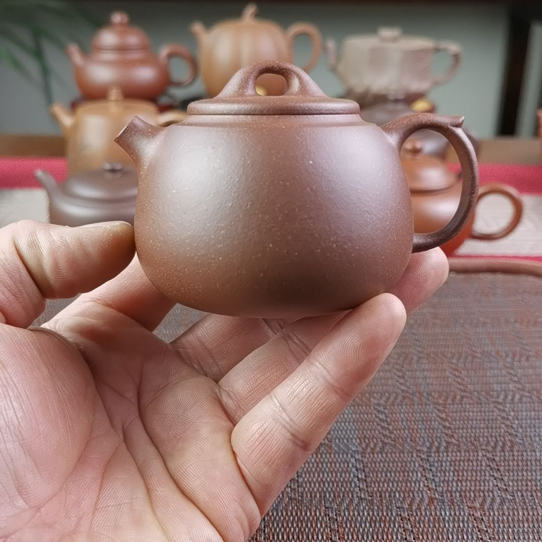 紫砂茶壶四号井底槽清知礼180CC徐敏