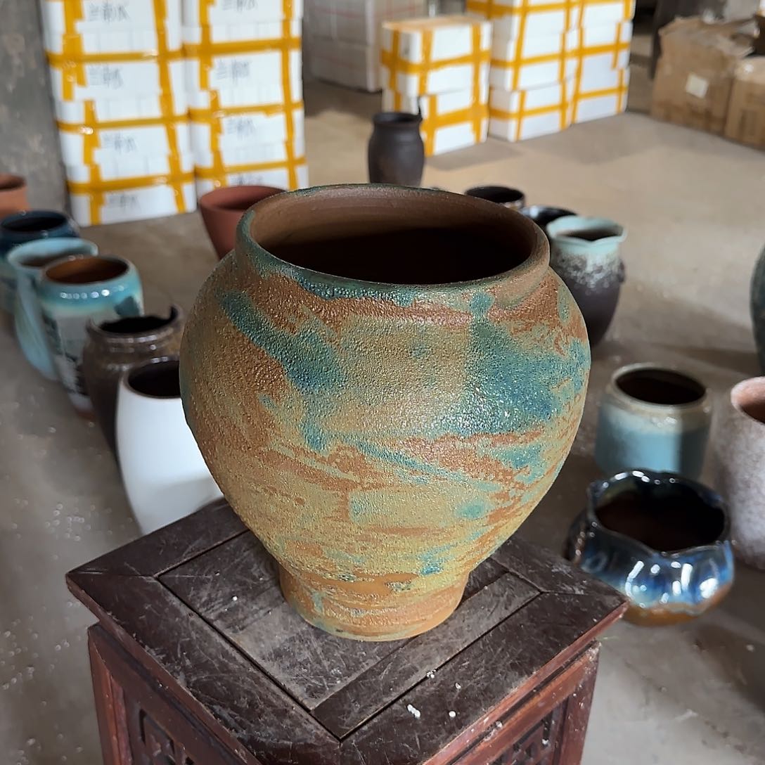 紫砂花盆王嫂花盆0722-185高28口20