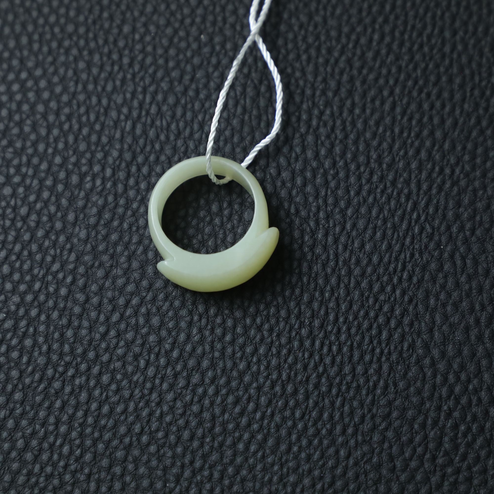 TCWWA06998清晚和田白玉桥型戒指