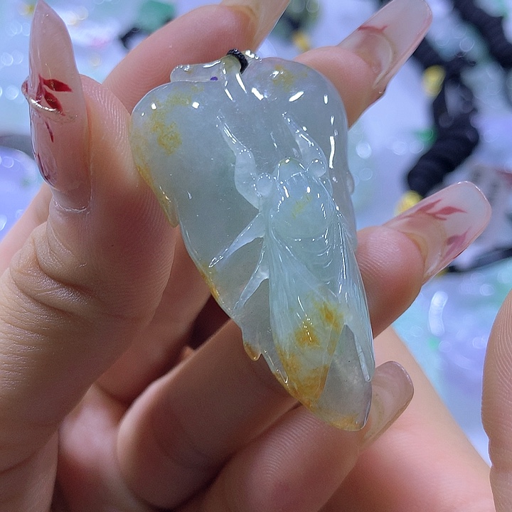 翡翠未镶嵌颈饰天然翡翠A货吊坠