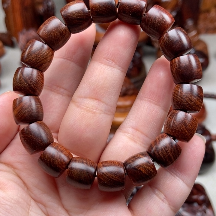 把件黄花梨/降香黄檀1012桶珠