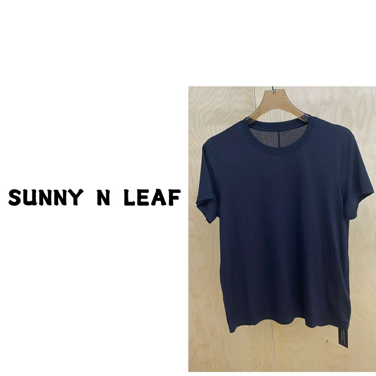 SUNNY N LEAF  夏季极简圆领百搭海岛棉T恤 ZBWAL1302