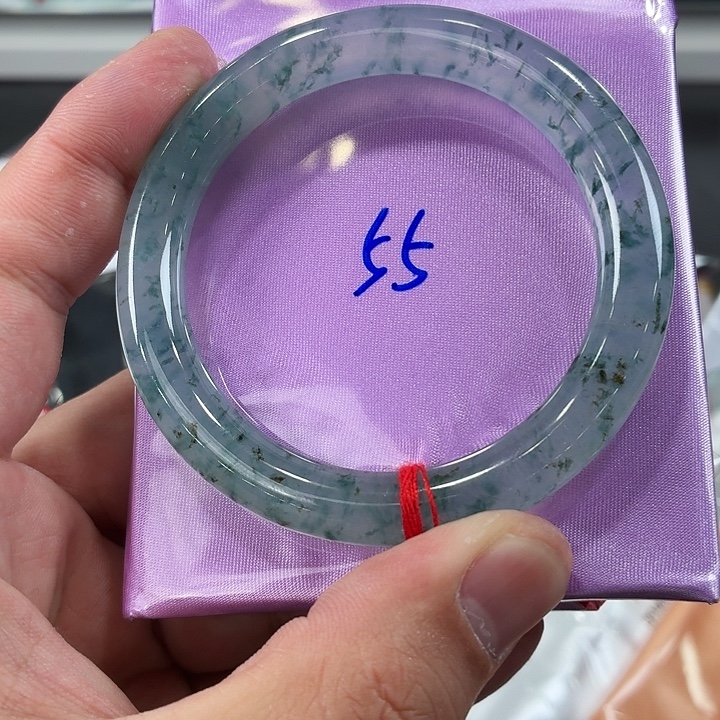 翡翠未镶嵌手镯天然翡翠手镯7号