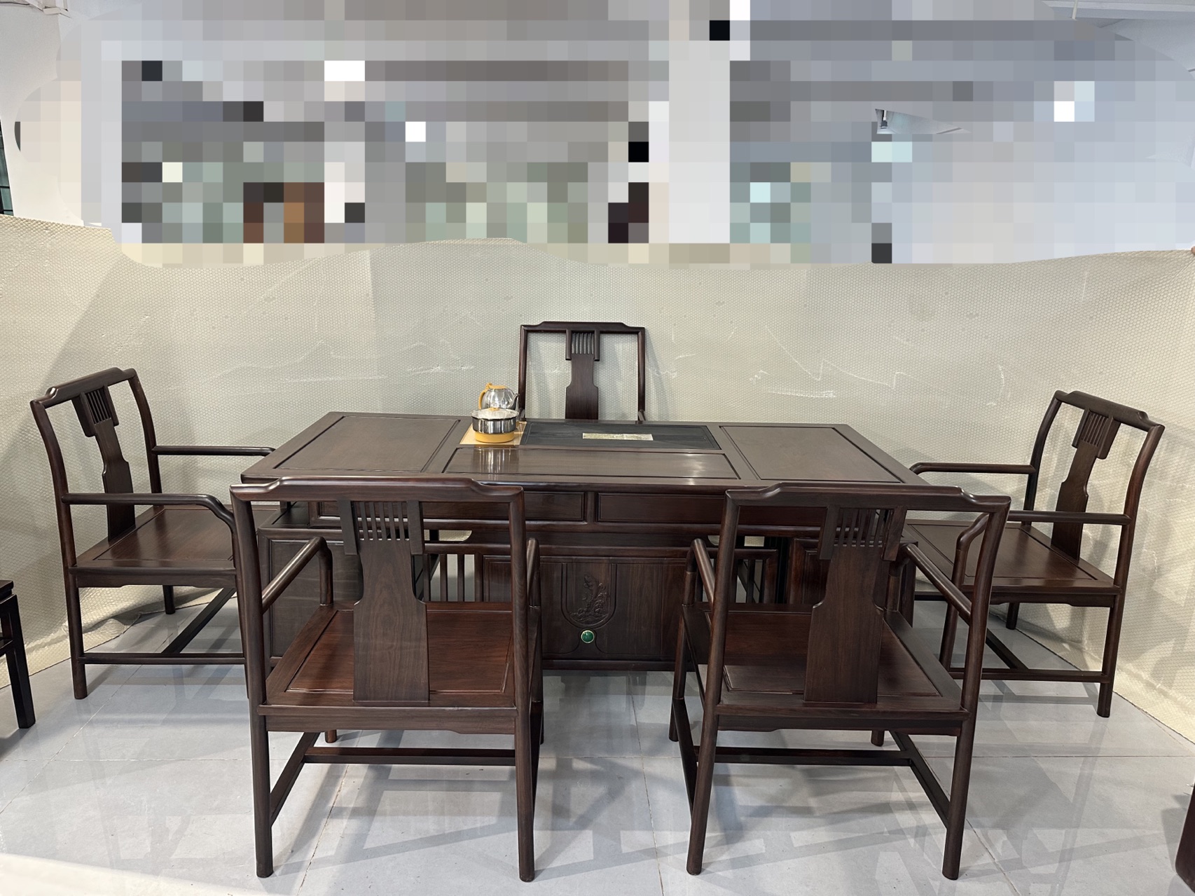 直播专享-东非酸枝办公茶台