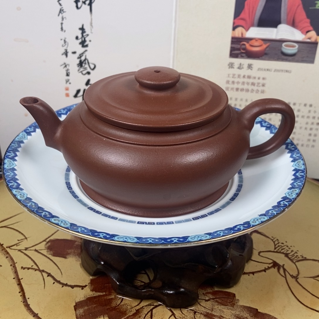 紫砂茶壶200 五号井底槽清老母亲制作容量