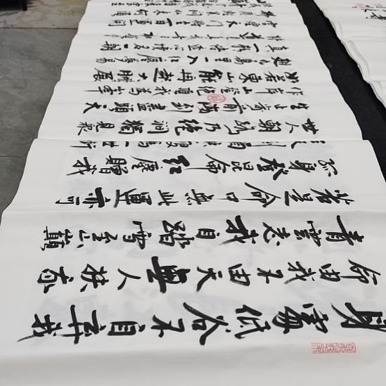 翰墨白武坤老师作品一副