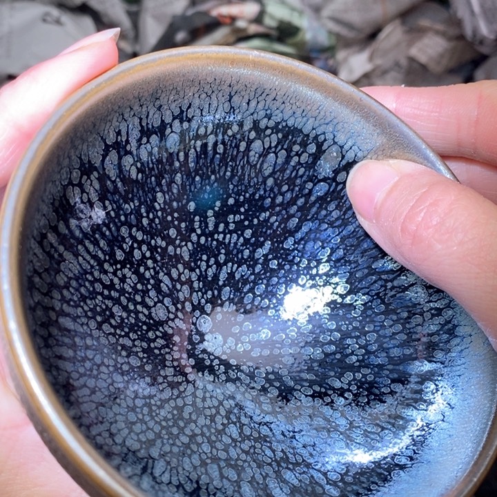 茶盏微瑕，建盏主人杯，介意勿拍