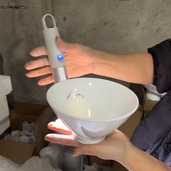 瓷片高白泥6英寸斗笠米饭碗四个微瑕包邮