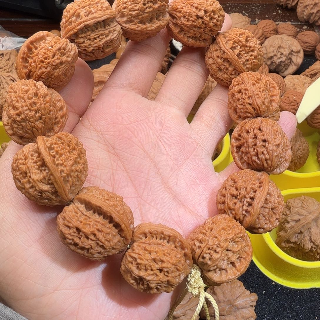 文玩核桃吊坠野麻