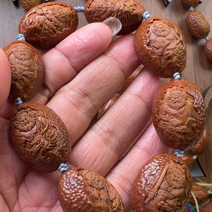 橄榄核手串/手链2.2九龙钟馗