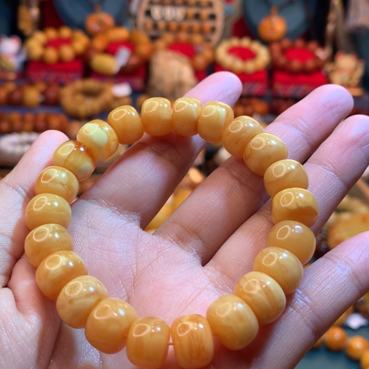 【闪购商品】蜜蜡手串未镶嵌蜜蜡手串