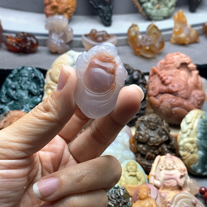 【闪购商品】未镶嵌吊坠定制玛瑙