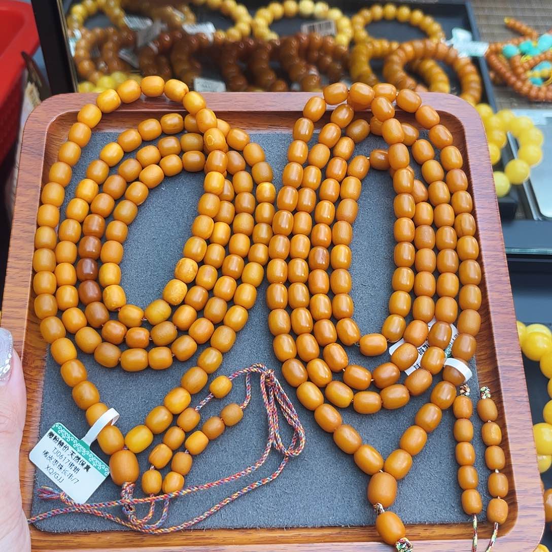 琥珀手链未镶嵌7m108 多样性发其一