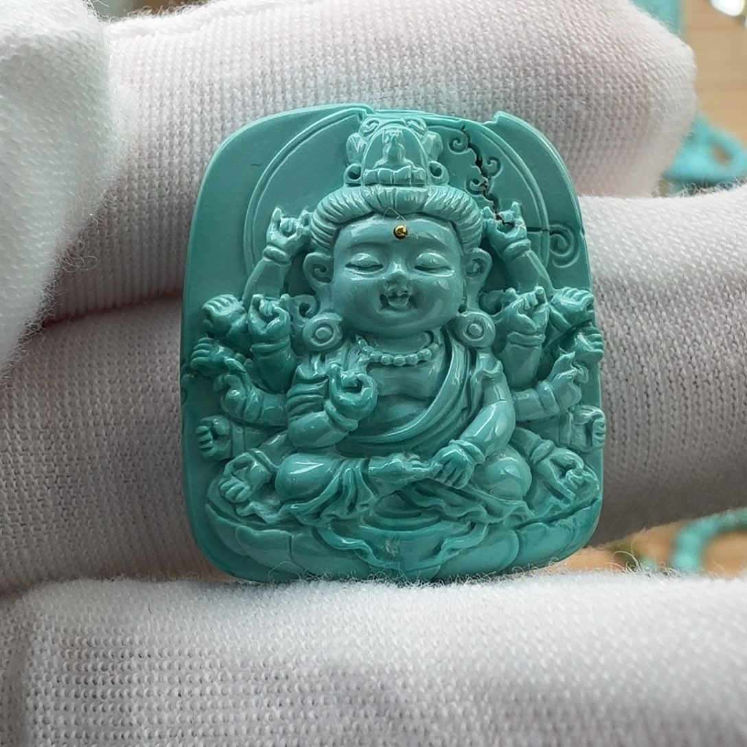 绿松石未镶嵌珠宝奇石