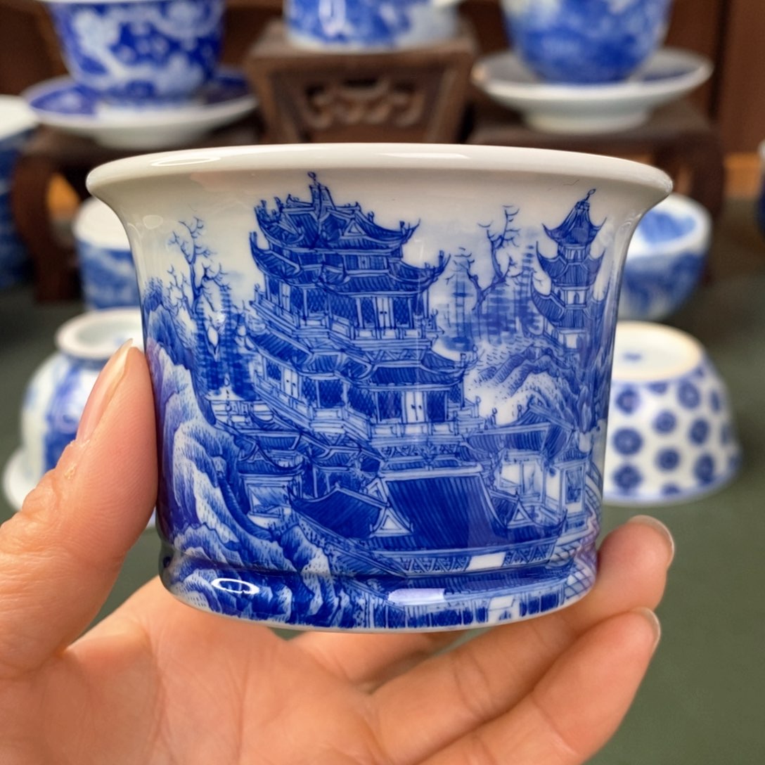 杯景德镇陶瓷手工手绘