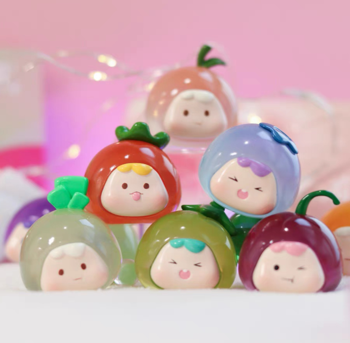 【代拆】一单一物正版SUSU蔬菜萌粒公仔盲盒摆件