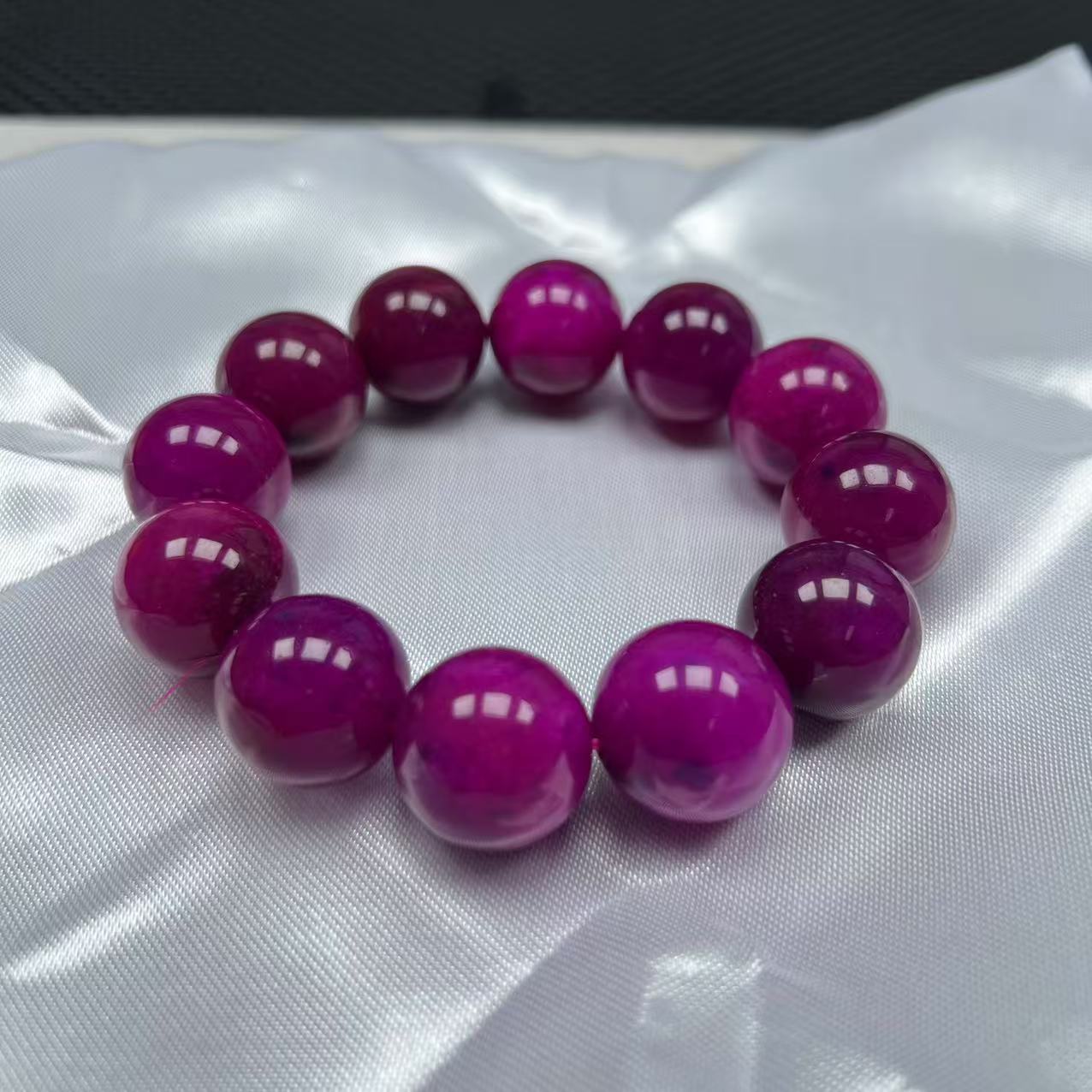 a946粉苏卡18mm手串项链