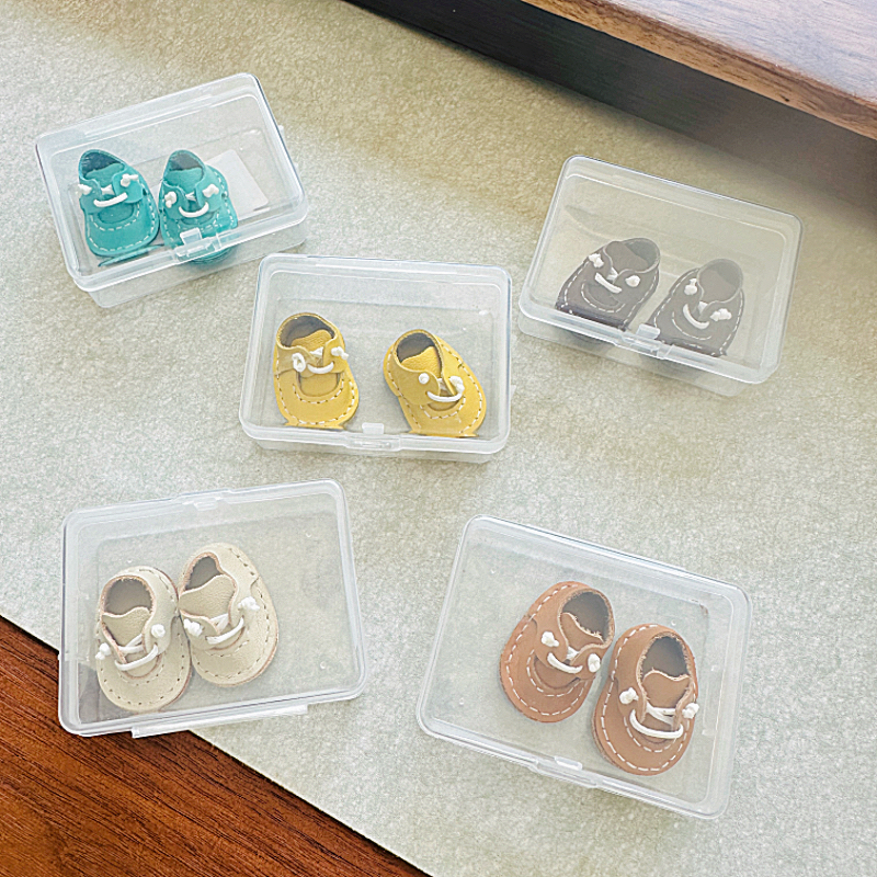 15-17cm 小牛皮鞋子适合一二三代玩偶