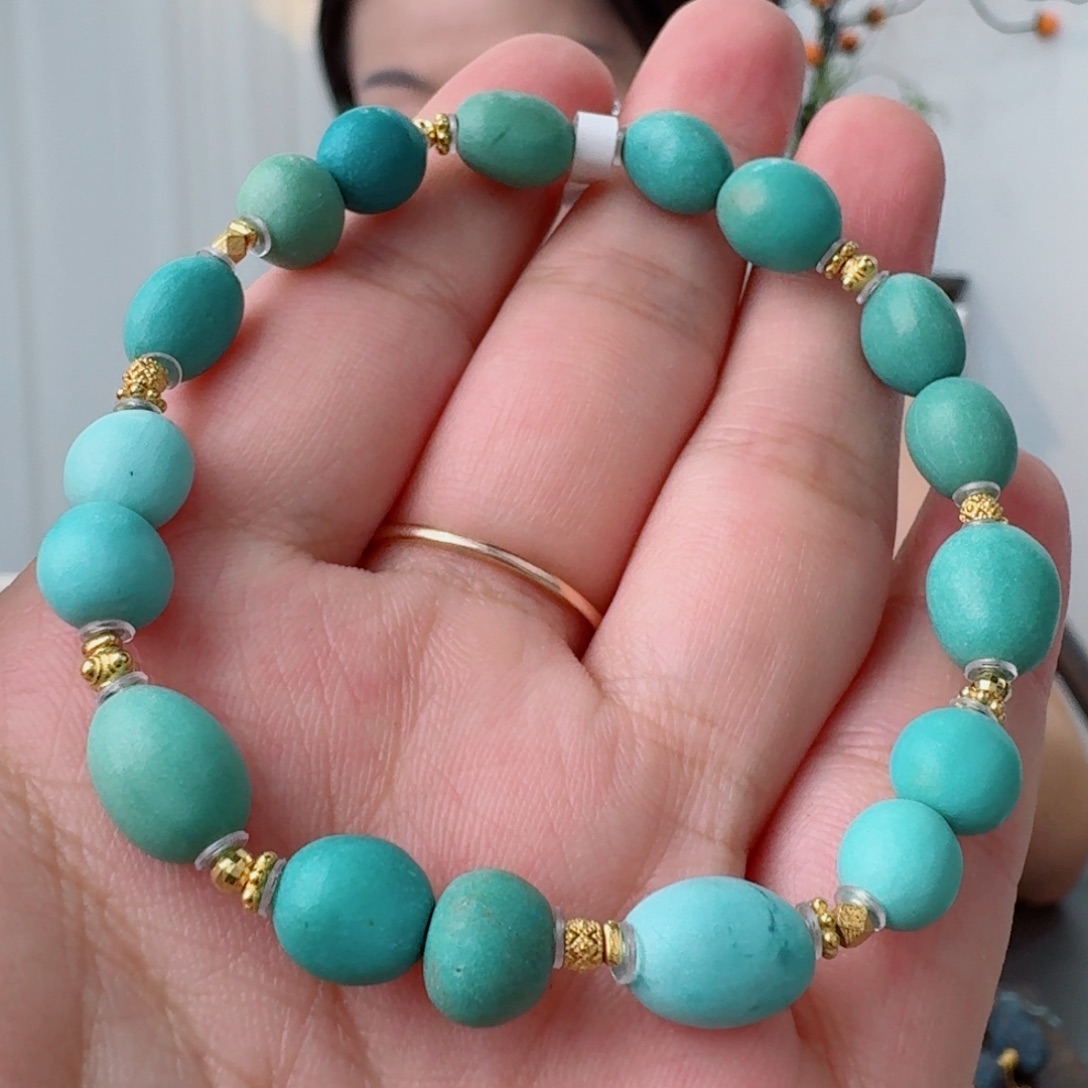 未镶嵌绿松石珠宝奇石