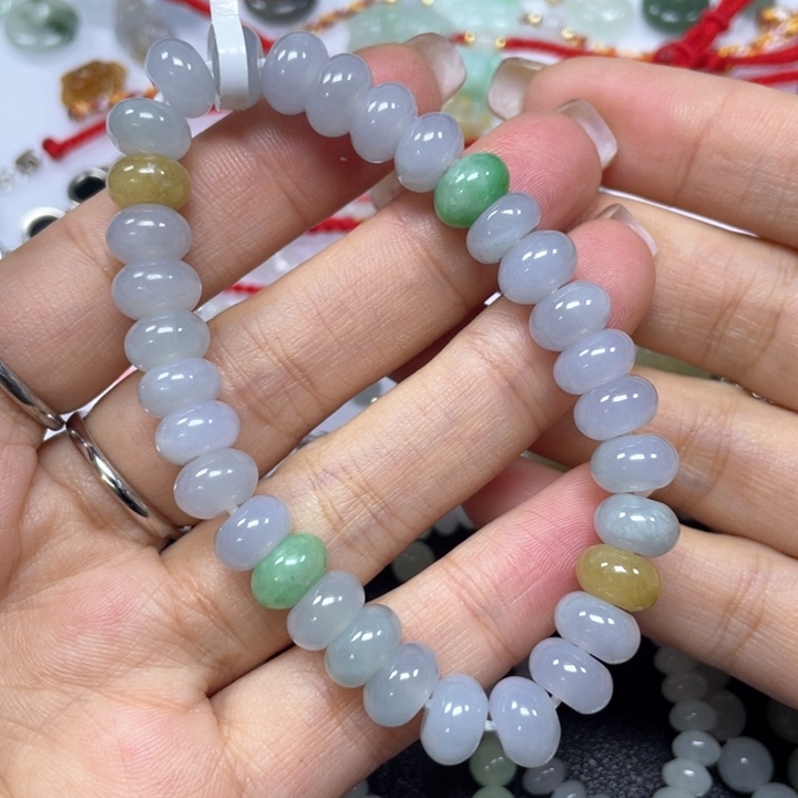 翡翠手串未镶嵌栗*啊589999999999