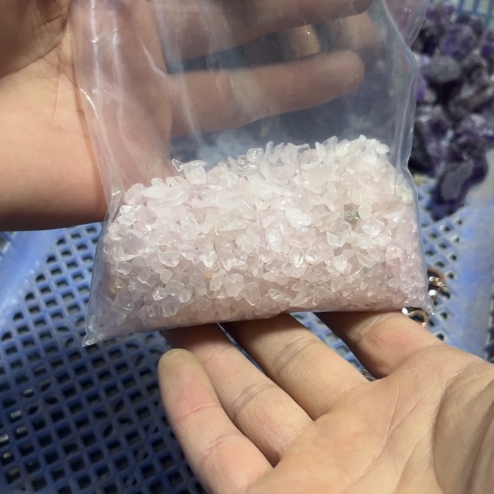 水晶202未镶嵌粉水碎石